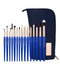 EYES ONLY Complete 15pc. Brush Set with Pouch
