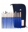 EYES ONLY Complete 15pc. Brush Set with Pouch