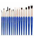 EYES ONLY Complete 15pc. Brush Set with Pouch